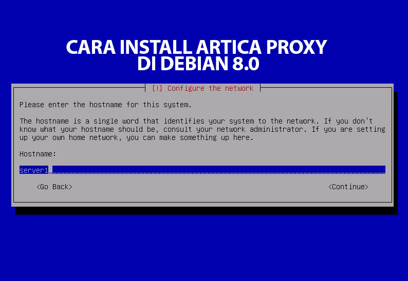 Cara Install Artica Proxy di Debian 8.0