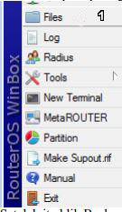 backup konfigurasi pada mikrotik pilih files