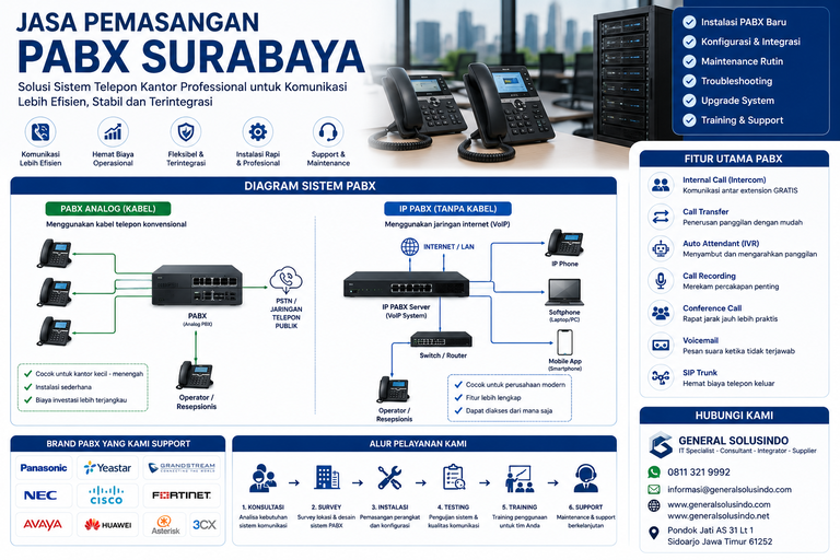jasa instalasi pabx surabaya