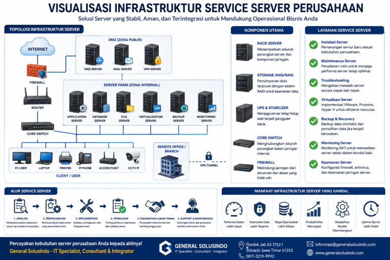 jasa service server palembang
