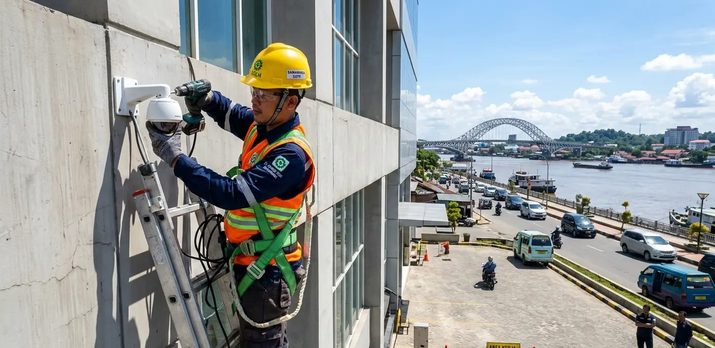 Instalasi cctv samarinda profesional untuk rumah & bisnis. Amankan properti dengan fitur deteksi gerakan & akses melalui perangkat