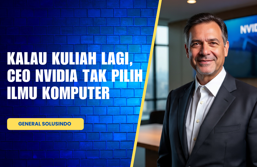 Kalau Kuliah Lagi, CEO Nvidia Tak Pilih Ilmu Komputer
