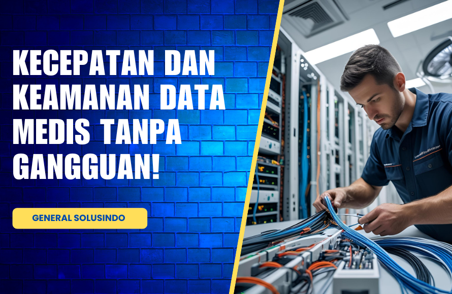 Instalasi Fiber Optik Rumah Sakit di Magetan