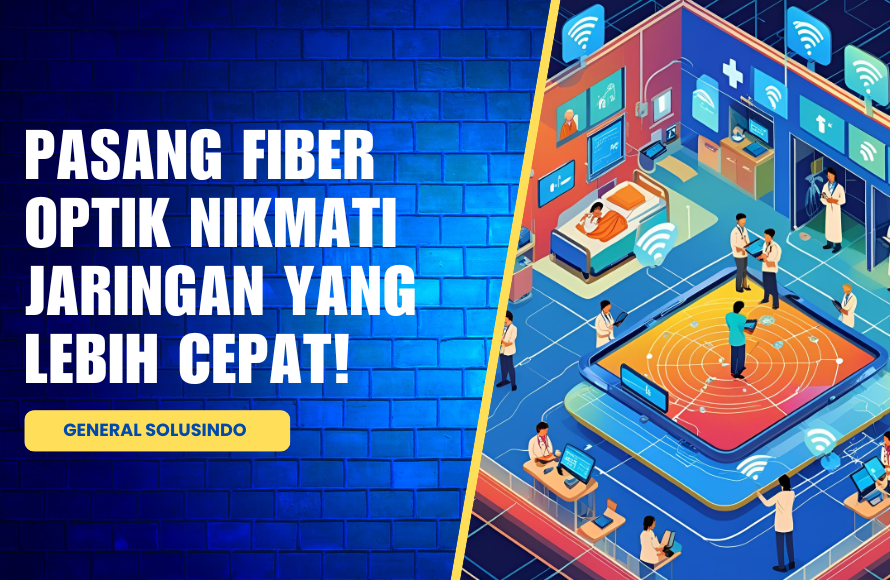 Pemasangan Fiber Optik di Rumah Sakit Pasuruan