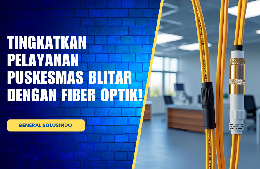 Instalasi Fiber Optik untuk Puskesmas Blitar