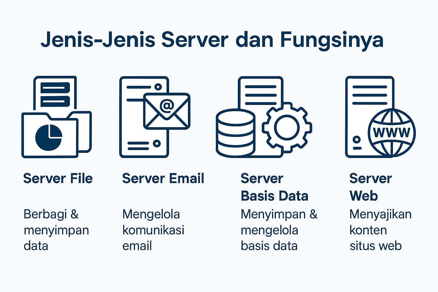 Teknisi melakukan instalasi server handal
