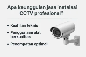 Jasa Instalasi CCTV Profesional Untuk Keamanan - Keamanan rumah atau bisnis bukan lagi pilihan, tapi kebutuhan.
