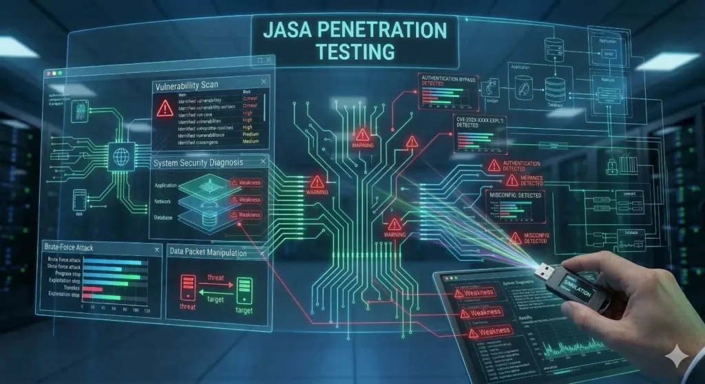 Jasa Penetration Testing untuk Menguji Keamanan Sistem dan Website Perusahaan