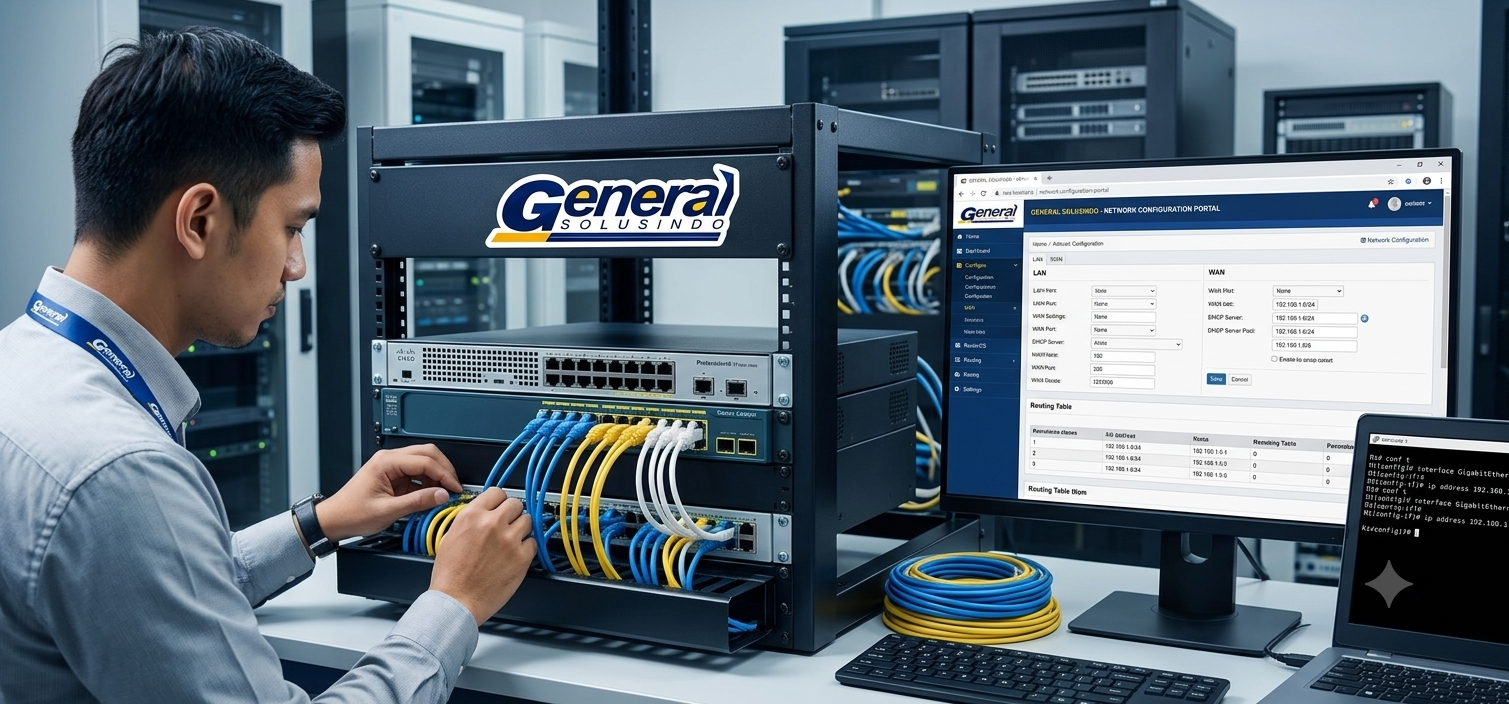 Konfigurasi Router dan Bandwidth LAN